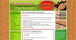 Desktop Screenshot of drevodiskont.cz