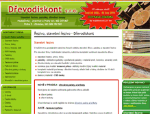 Tablet Screenshot of drevodiskont.cz